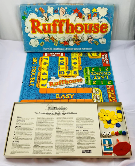 Ruffhouse Game - 1980 - Parker Brothers - Very Good Condition