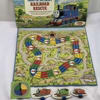 Thomas the Tank Engine's Railroad Rescue Board Game - 1992 - Good Condition