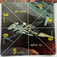 Battling Spaceships Battling Tops Game - 1977 - Ideal - Good Condition