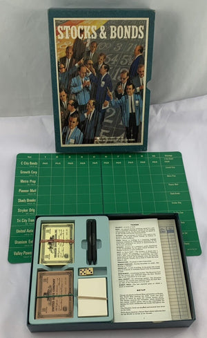 Stocks & Bonds Game - 1964 - 3M - Great Condition