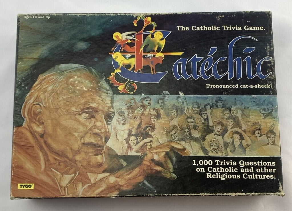 Catechic Catholic Trivia Game - 1988 - Tyco - Never Played New Old Stock