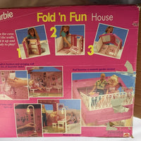 Barbie Fold N Fun Folding House IOB - 1992 - Very Good Condition
