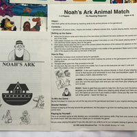 Noah's Ark Animal Match Game - 1990 - Great Condition