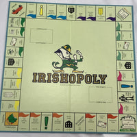 Irishopoly Monopoly Game University of Notre Dame - 1990 - Late for the Sky - Great Condition