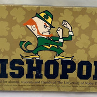 Irishopoly Monopoly Game University of Notre Dame - 1990 - Late for the Sky - Great Condition