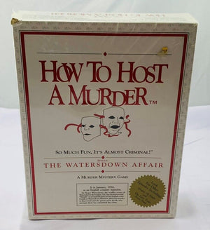 How to Host a Murder the Watersdown Affair - 1986 -New/Sealed