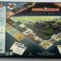 Planet Earth Monopoly Game - 2008 - USAopoly - Great Condition