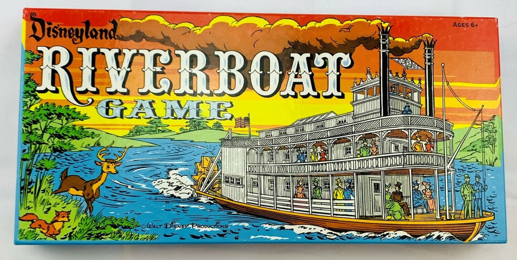 Disneyland Riverboat Game - Parker Brothers - New Old Stock