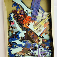 1984 Transformers Blue Streak Stand Up 3D Puzzle - 1984 - Warren - Good Condition