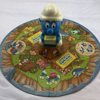 Smurf Spin A Round Game - 1983 - Milton Bradley - Good Condition