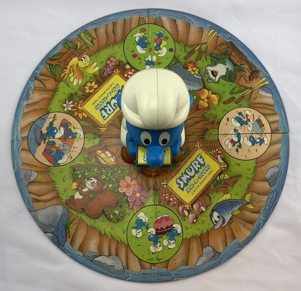 Smurf Board Games Smurf Spin-A-Round Game The Smurf River Ride Game The  Smurf Picture Match Game