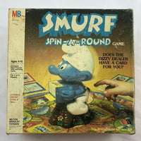 Smurf Spin A Round Game - 1983 - Milton Bradley - Good Condition