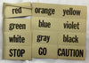 Color Recognition Flannel Board Kit for Reading Readiness - 1966 - Milton Bradley - Great Condition