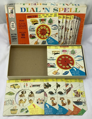 Dial N Spell Game - 1961 - Milton Bradley - Great Condition