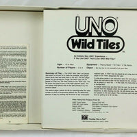 UNO Wild Tiles - 1982 - Mattel - Great Condition