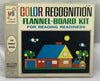 Color Recognition Flannel Board Kit for Reading Readiness - 1966 - Milton Bradley - Great Condition