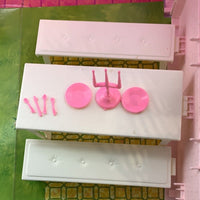Barbie Fold N Fun Folding House IOB - 1992 - Very Good Condition