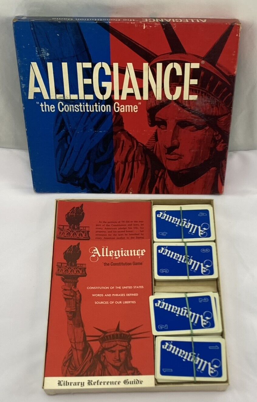 Allegiance Game - 1964 - Rally Round Games - Great Condition