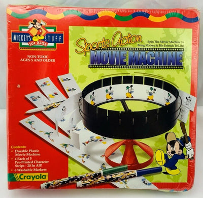 Disney Mickey Mouse Sports Action Movie Machine - 1995 - Mattel - New