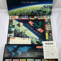 Planet Earth Monopoly Game - 2008 - USAopoly - Great Condition