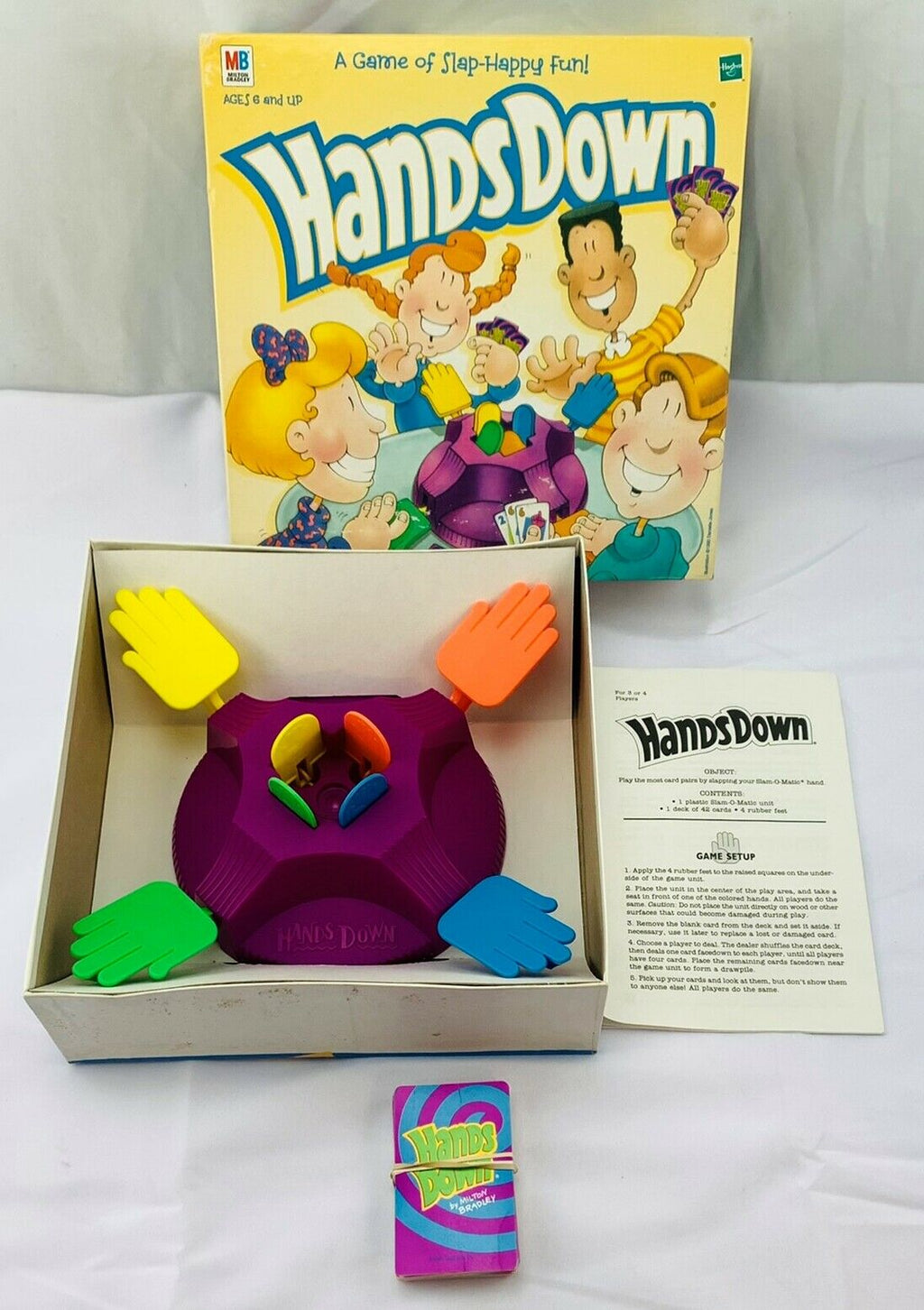 Hands Down Game - 1999 - Milton Bradley - Great Condition