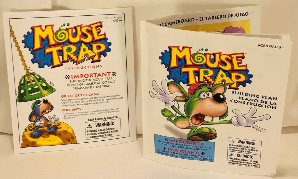 Mouse Trap Kids Board Game, Kids Game for 2-4 Players