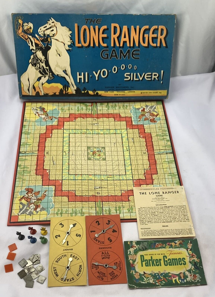 The Lone Ranger Game - 1938 - Parker Brothers - Good Condition | Mandi ...