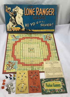 The Lone Ranger Game - 1938 - Parker Brothers - Good Condition